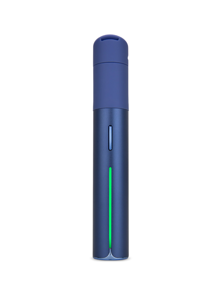 Puffco Pivot Vaporizer Sapphire Blau Frontansicht