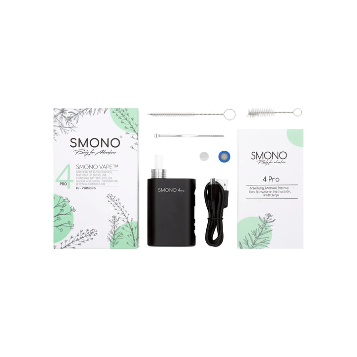Smono 4 Pro Kräuterverdampfer Lieferumfang