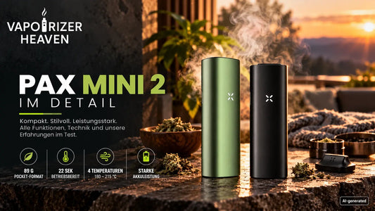 Pax Mini 2 Vaporizer Test Blog Banner bei Vaporizerheaven