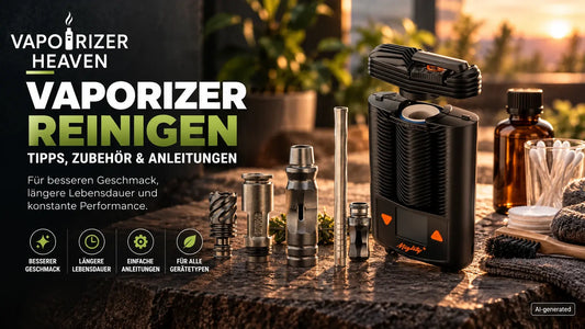 Stationäre oder Tragbare Vaporizer richtig reinigen Blog Banner
