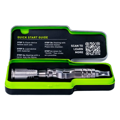 DynaVap HyperDyn Metall Case Frontansicht