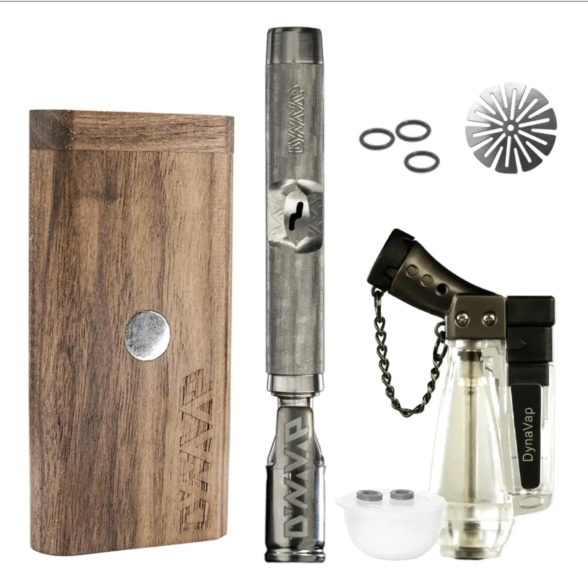 DynaVap Walnuss Starterset M7 Lieferumfang