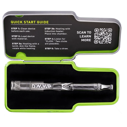 DynaVap UniDyn Vaporizer ohne Akku in Metall Case geöffnet