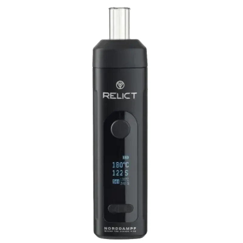 Norddampf Relict Vaporizer deep black frontansicht
