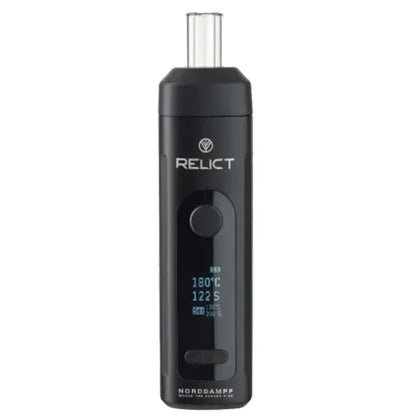 Norddampf Relict Vaporizer deep black frontansicht
