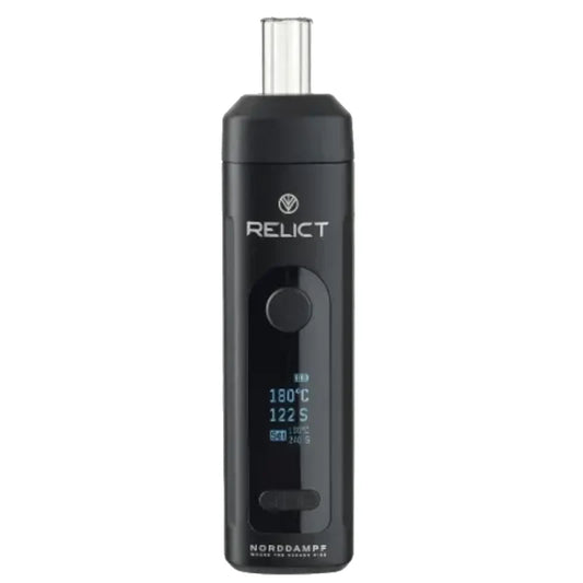 Norddampf Relict Vaporizer deep black frontansicht