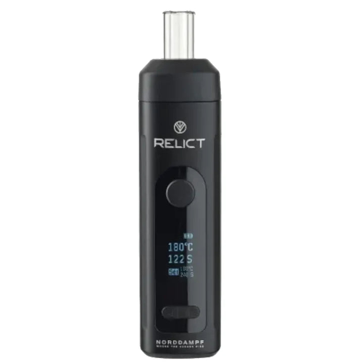 Norddampf Relict Vaporizer deep black frontansicht
