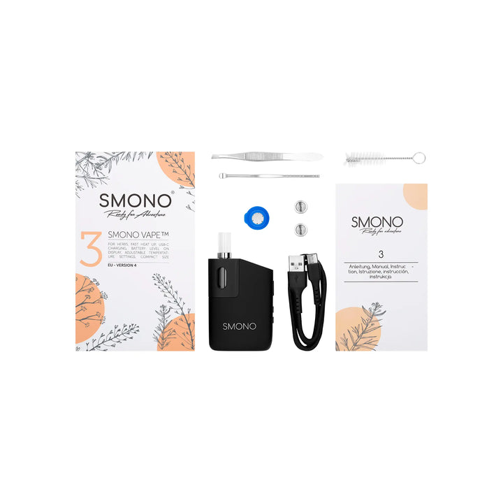 Smono 3 Kräuterverdampfer Lieferumfang