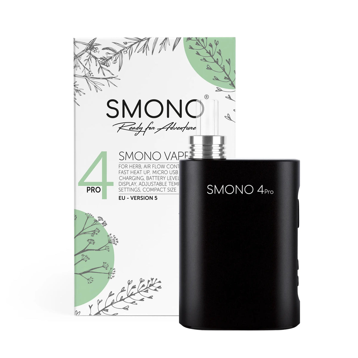 Smono 4 Pro Kräuterverdampfer Front Ansicht