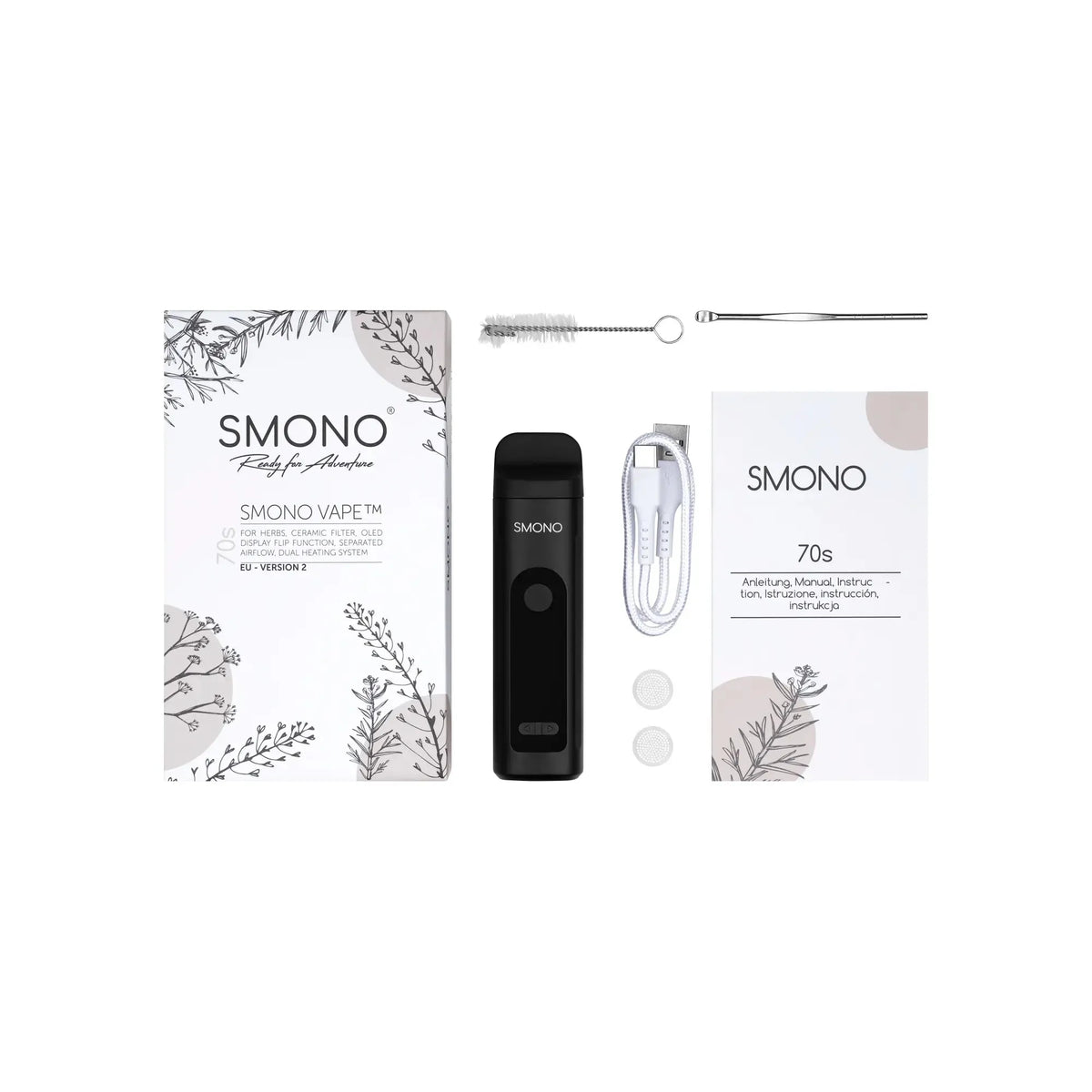 Smono 70s Vaporizer Lieferumfang