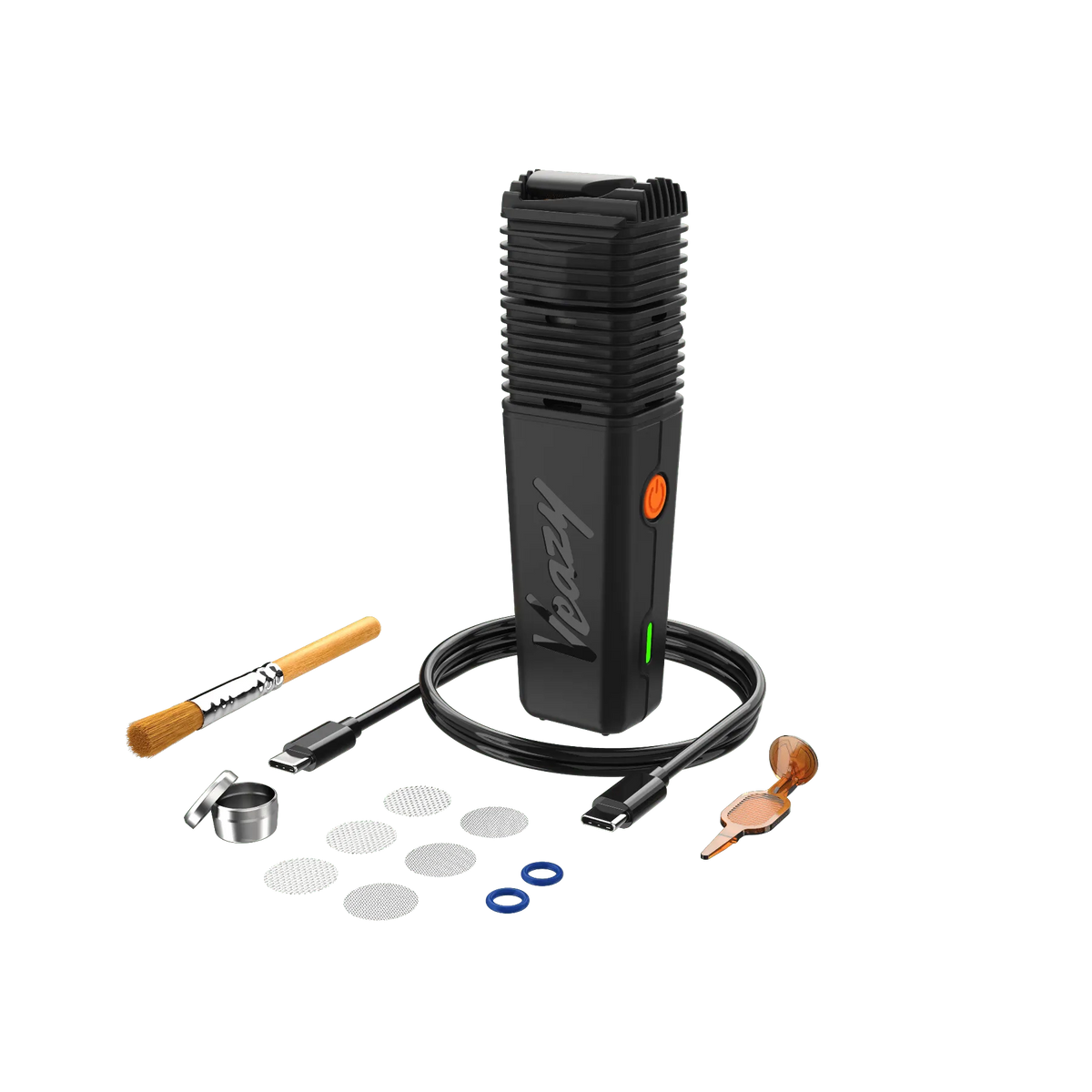 Storz und Bickel Veazy Vaporizer Alluring Black Lieferumfang