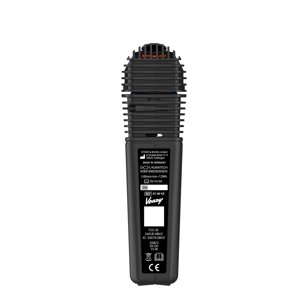 Storz und Bickel Veazy Vaporizer Alluring Black Seite rechts