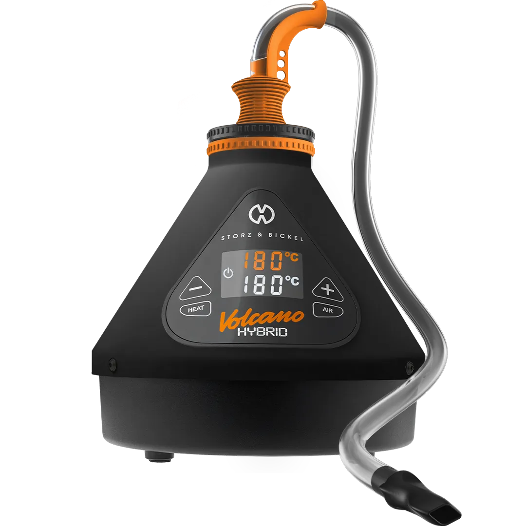 Storz und Bickel Volcano Hybrid Schwarz Anwendung Schlauch