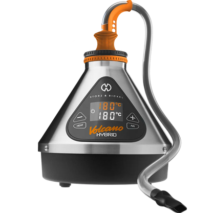 Storz und Bickel Volcano Hybrid Silber Anwendung Schlauch