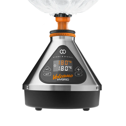 Storz und Bickel Volcano Hybrid Silber Anwendung Ballon