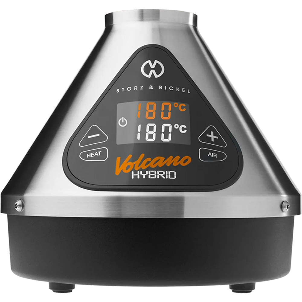 Storz and Bickel Volcano Hybrid desktop Vaporizer reference class in silver