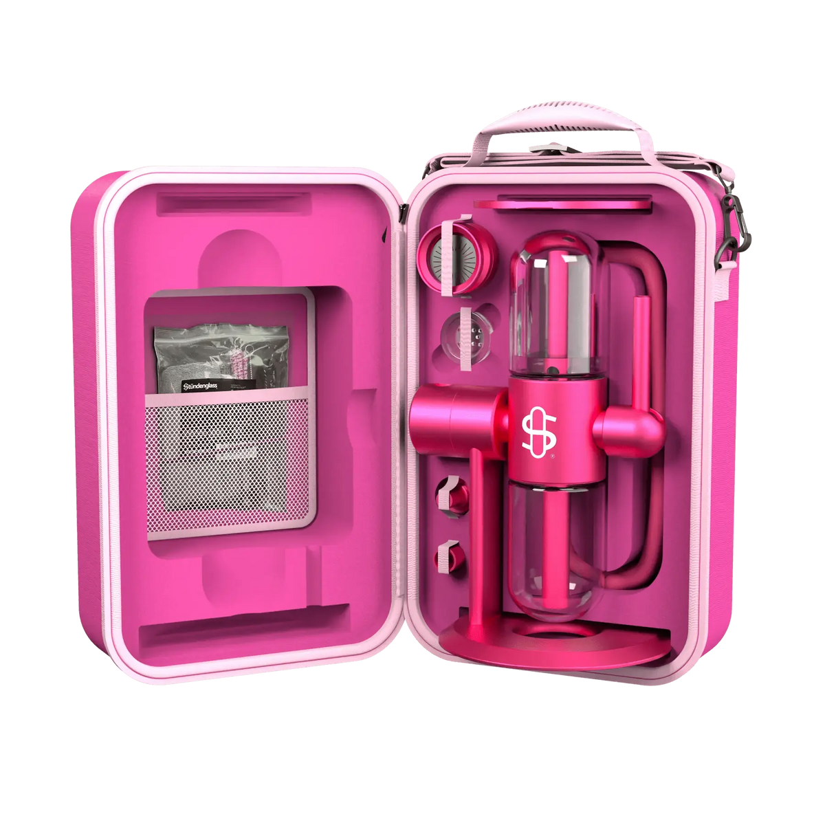 Stündenglass Gravity Infuser Kompact Travel Case offen