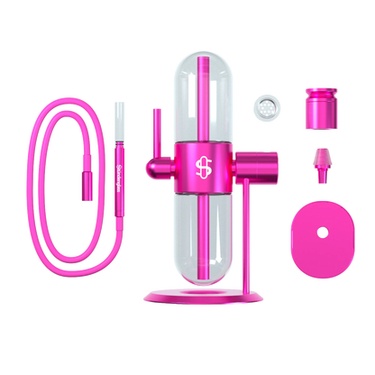 Stündenglass Gravity Infuser Pink Lieferumfang