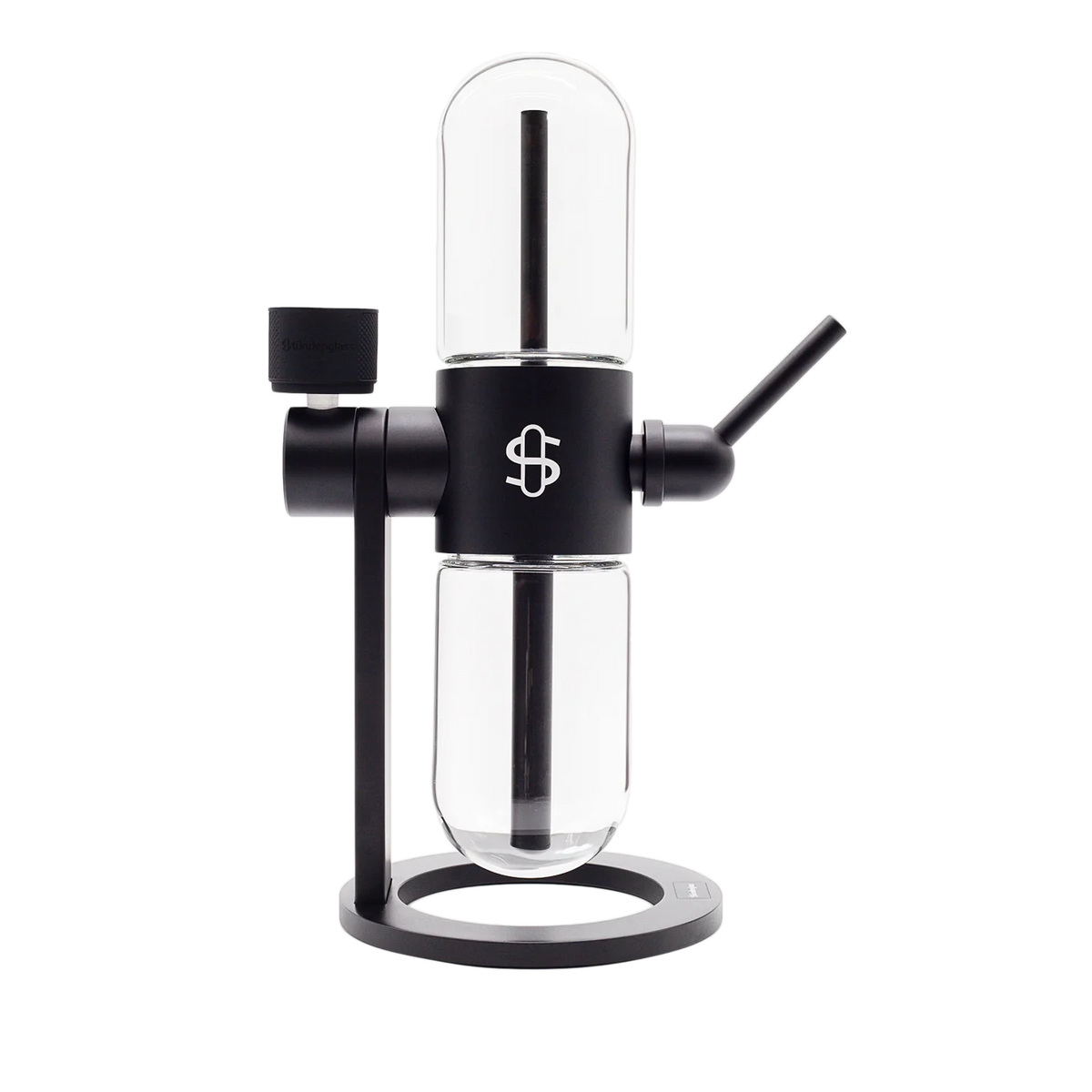 Stündenglass gravity Infuser / Gravity Hookah schwarz rückseite