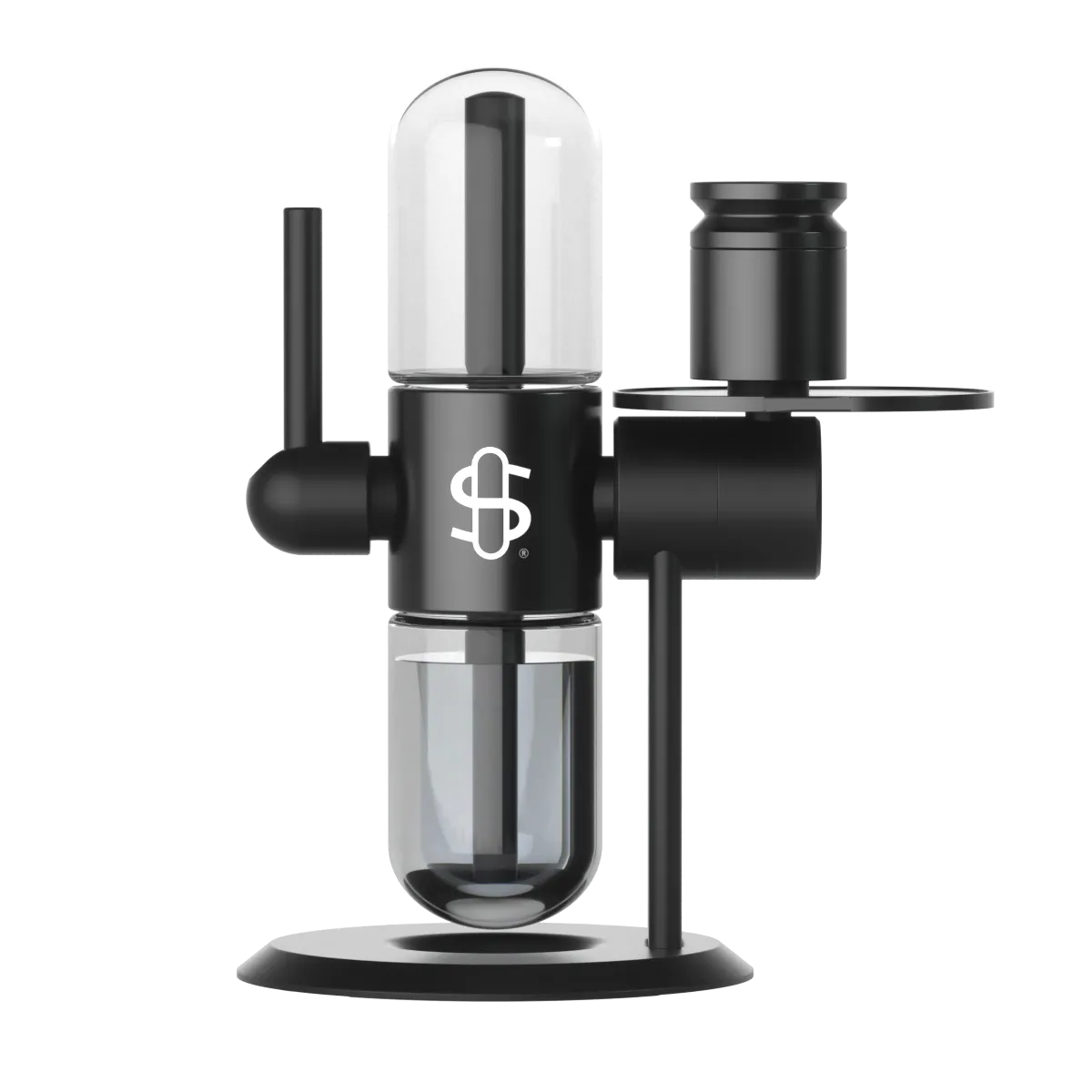 Stündenglass Gravity Infuser Kompact schwarz front