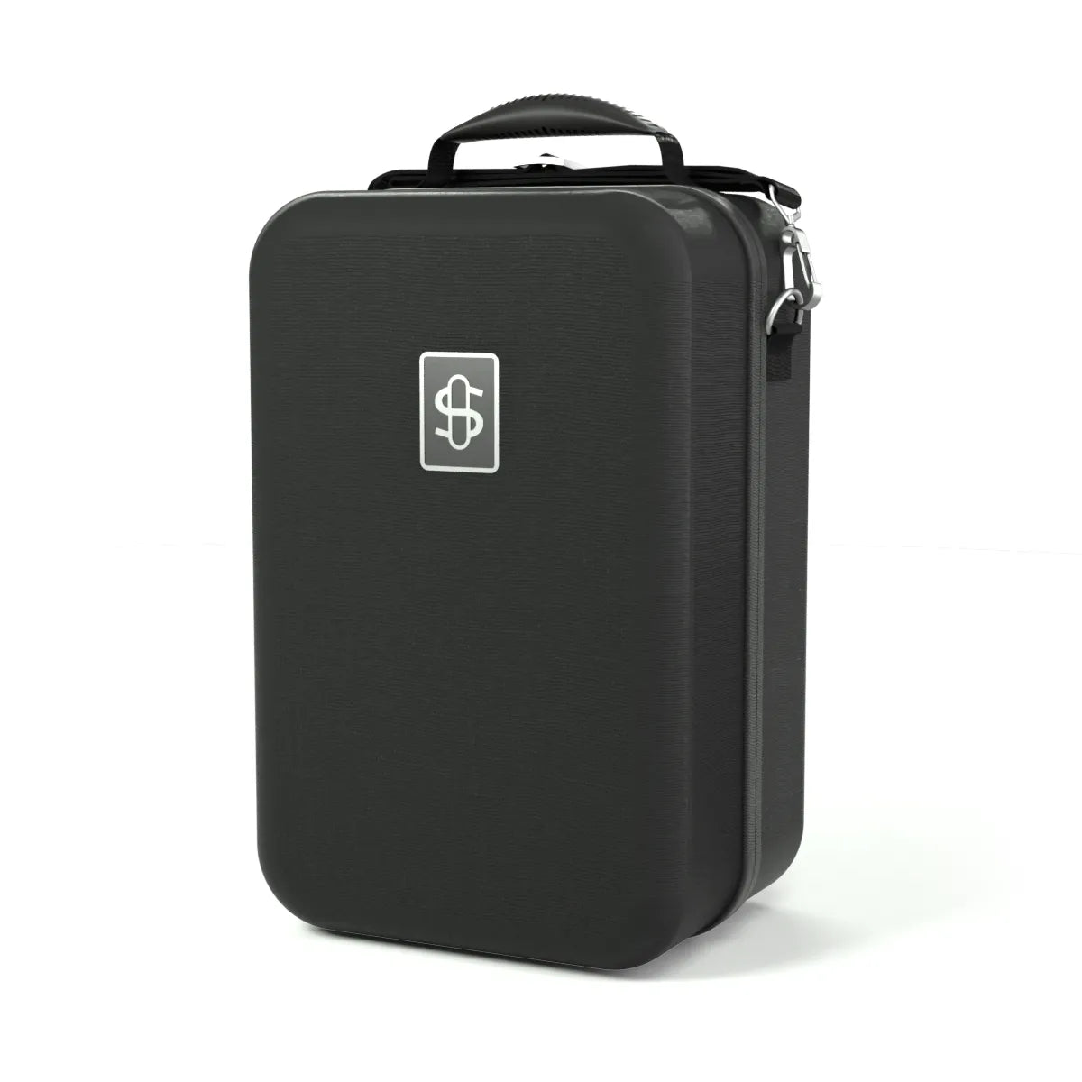 Stündenglass Gravity Infuser Kompact schwarz travel case geschlossen