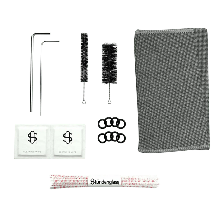 Stündenglass gravty Infuser Limited Edition Silber poliert Reiniger