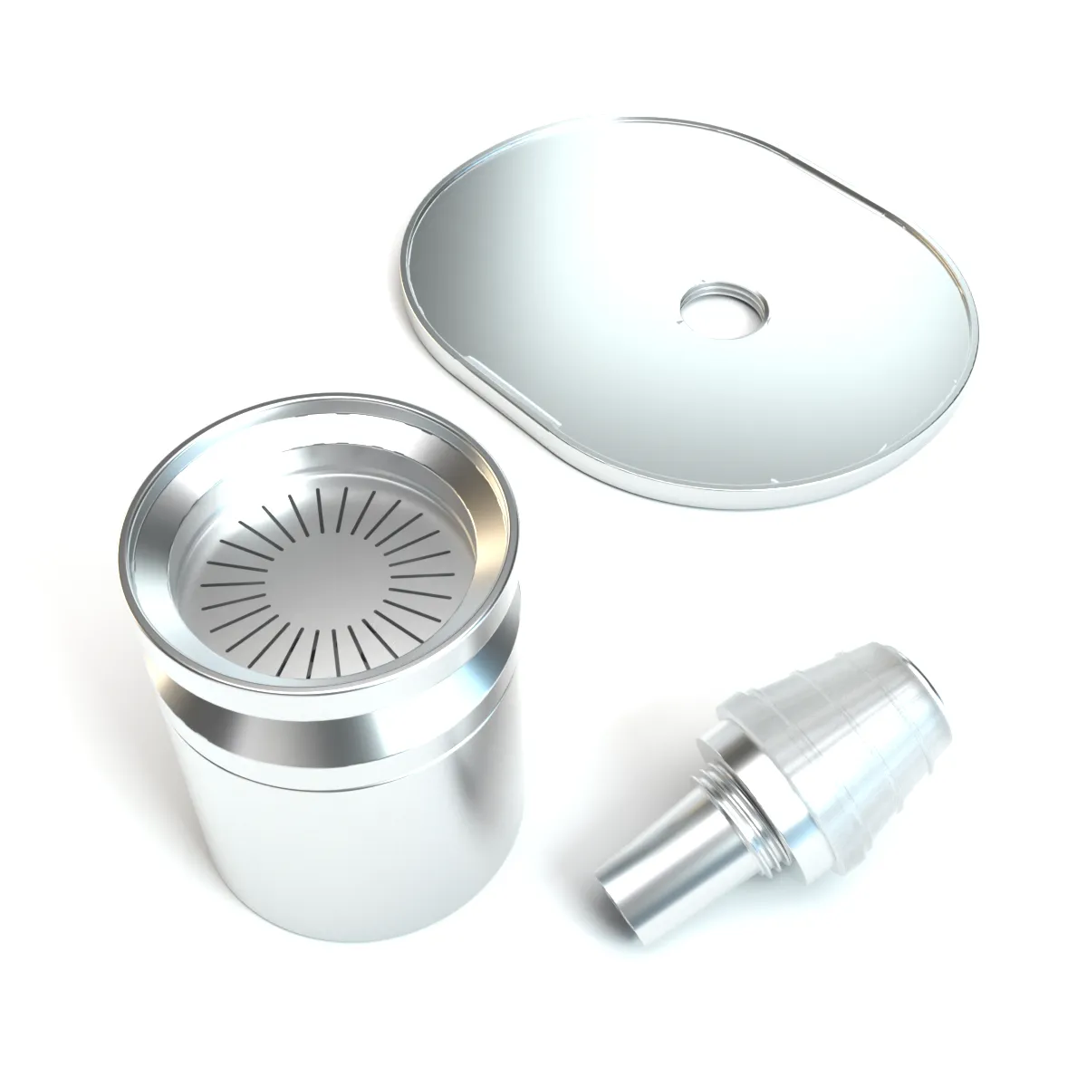 Stündenglass gravty Infuser Limited Edition Silber poliert Zubehör