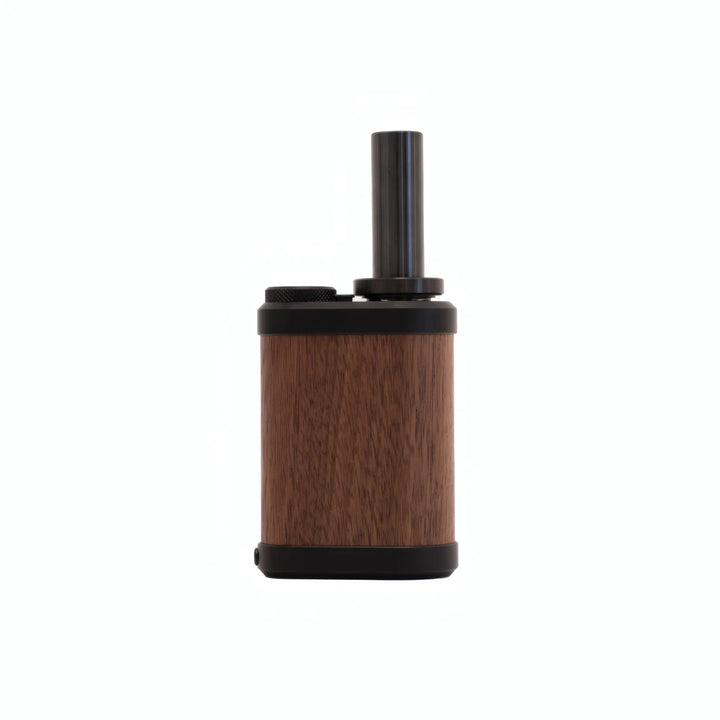 TinyMight V2 Schwarz Walnuss Vaporizer Frontansicht